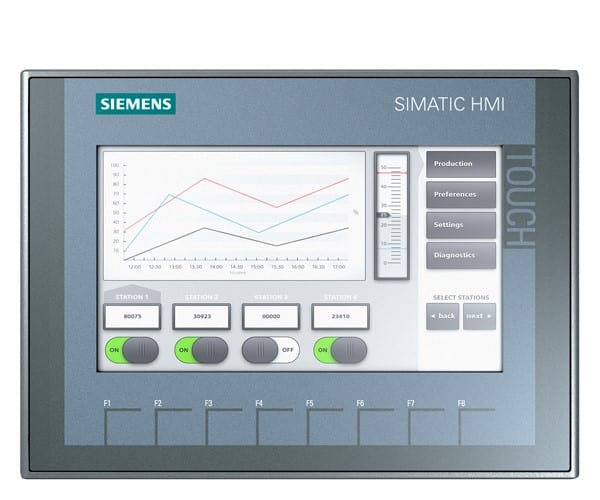 SIEMENS SIE6AV21232GA030AX0 SIMATIC HMI KTP700 BASIC DP