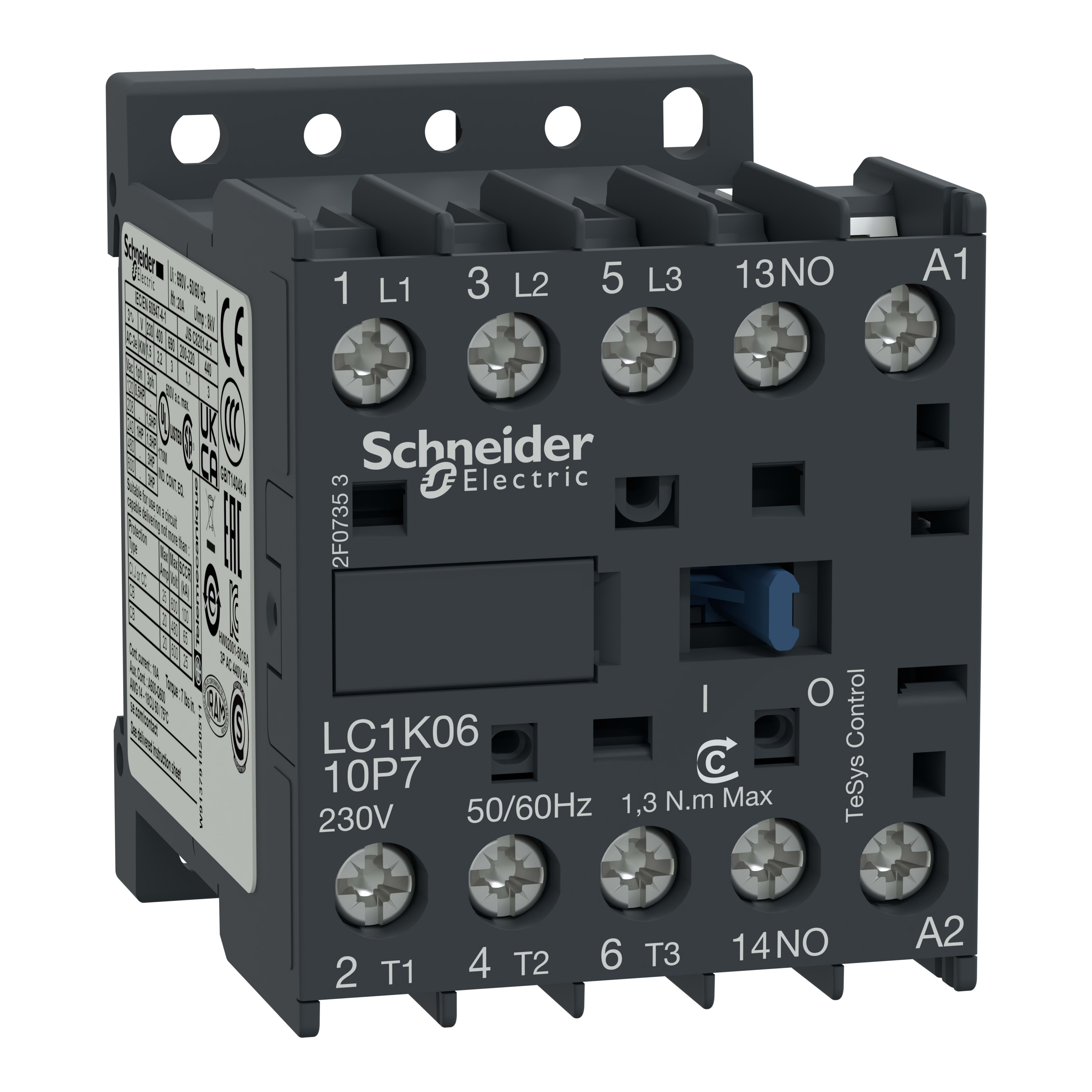SCHNEIDER ELECTRIC SNRLC1K1610Q7 CONT K 3P NO VITE 380 400V