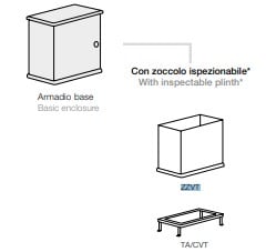 CONCHIGLIA CON073500910 CVT/0-WLP ARMADIETTO VETRORES.
