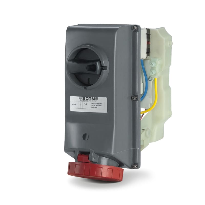 SCAME PARRE S.P.A. - SCA402.3287 PRESA INTERBL. 3P+N+T IP66/IP67 32A 6H