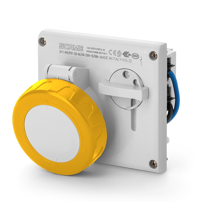 SCAME PARRE S.P.A. - SCA405.1679 PRESA INCASSO OMNIA 3P+N 16A 4H IP67