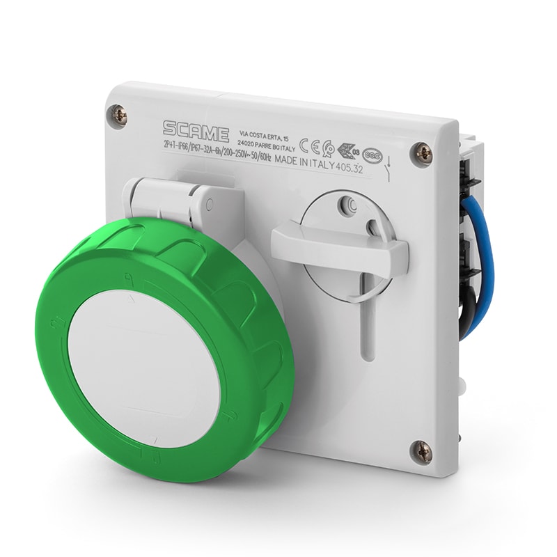 SCAME PARRE S.P.A. - SCA405.16832 PRESA INCASSO OMNIA 2P+T 16A 2H IP67