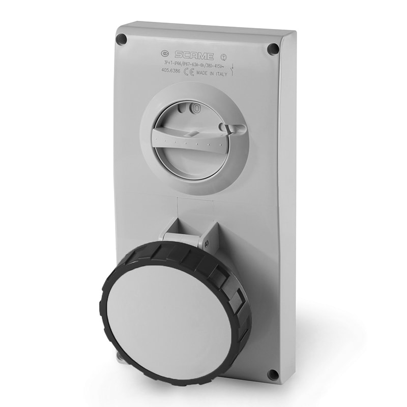SCAME PARRE S.P.A. - SCA405.63866 PRESA INCASSO OMNIA 63A 3P+T 7H IP67