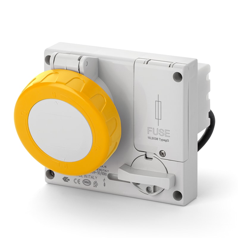 SCAME PARRE S.P.A. - SCA406.1672 PRESA INC.OMNIA C/FUS.3P+T 16A 4H IP67