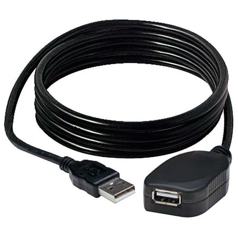ELCART DISTRIBUTION ERT406840200 RIPETITORE CAVO USB 10MT NERO