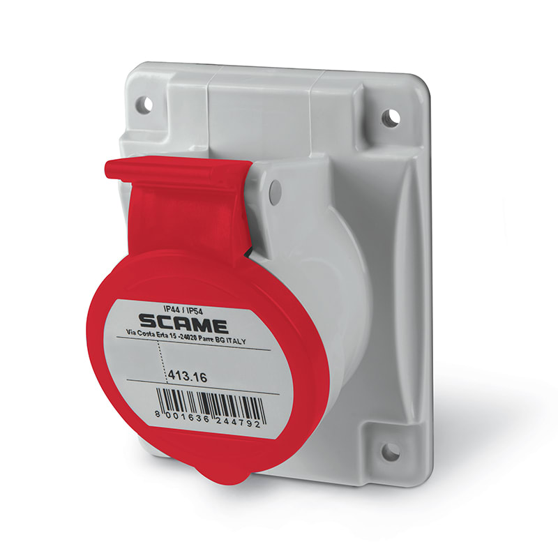 SCAME PARRE S.P.A. - SCA413.1666 PRESA INCASSO 3P+T IP44 16A 6H 380-415V