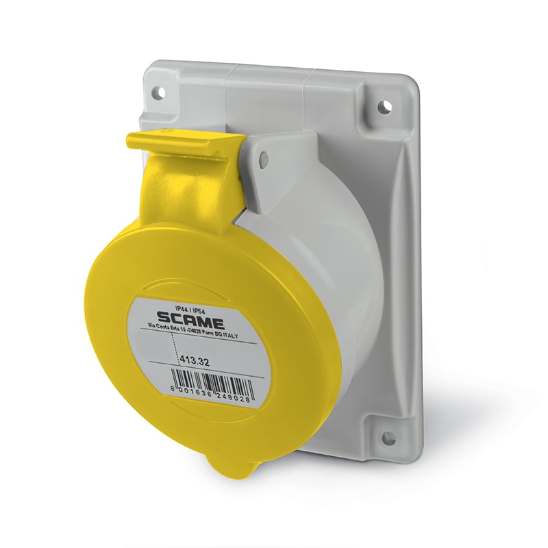 SCAME PARRE S.P.A. - SCA413.3260 PRESA INCASSO 2P+T IP44 32A 4H 100-130V