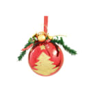 GIOCOPLAST NATALE SP - GCP41510839 SFERA D.250 ROSSA DECORATA