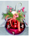 GIOCOPLAST NATALE SP - GCP41515255 CAMPANELLA ROSSA CM 22 DECORATA