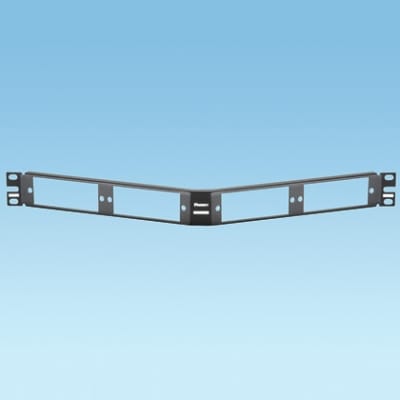 PANDUIT - PANCFAPPBL1A FIBERADAPTERPATCHPANELANGLED1RU,EA