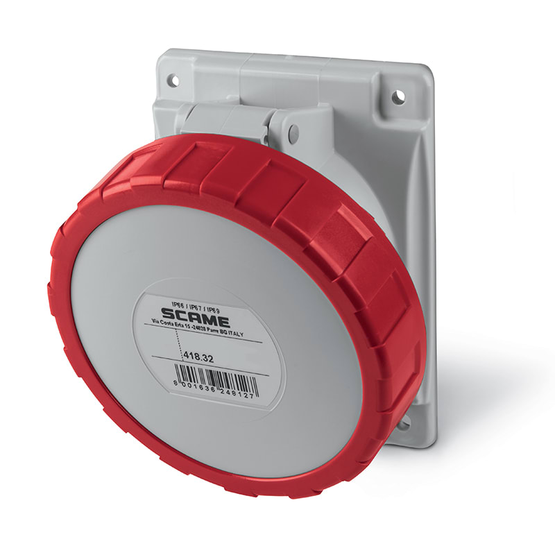 SCAME PARRE S.P.A. - SCA418.3266 PRESA INCASSO 3P+T IP66/IP67 32A 6H
