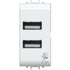 4 BOX SRL - 4BX4B.G10.USB.24 USB 2.4 Gewiss Chorus Bianca