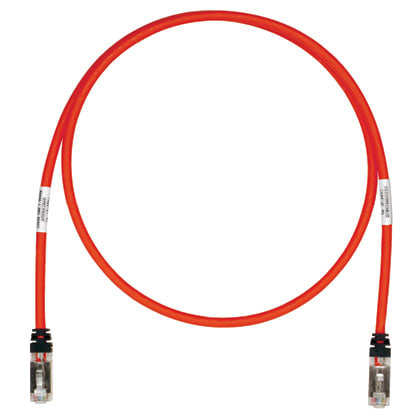 PANDUIT - PANSTP6X8MRD CU PATCH CRD,CAT 6A,S/FTP,8M,RD
