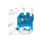 WIELAND ELECTRIC SRL - WIE57.503.3055.6 FEED-THROUGH TERMWK2,5U/8113S/V/VK/V0