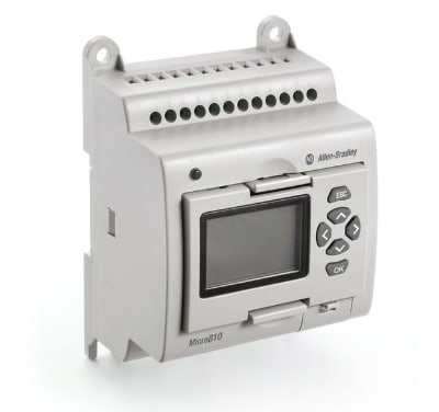 ROCKWELL AUTOMATION - RCK2080-LC10-12DWD MICRO810 MICROCONTR 8IN 12VDC 4AIN 10V 4