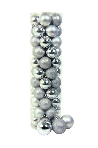 GIOCOPLAST NATALE SP - GCP43010672 CILINDRO 55 SFERE DIAM 50,ARG., MET.MAT.