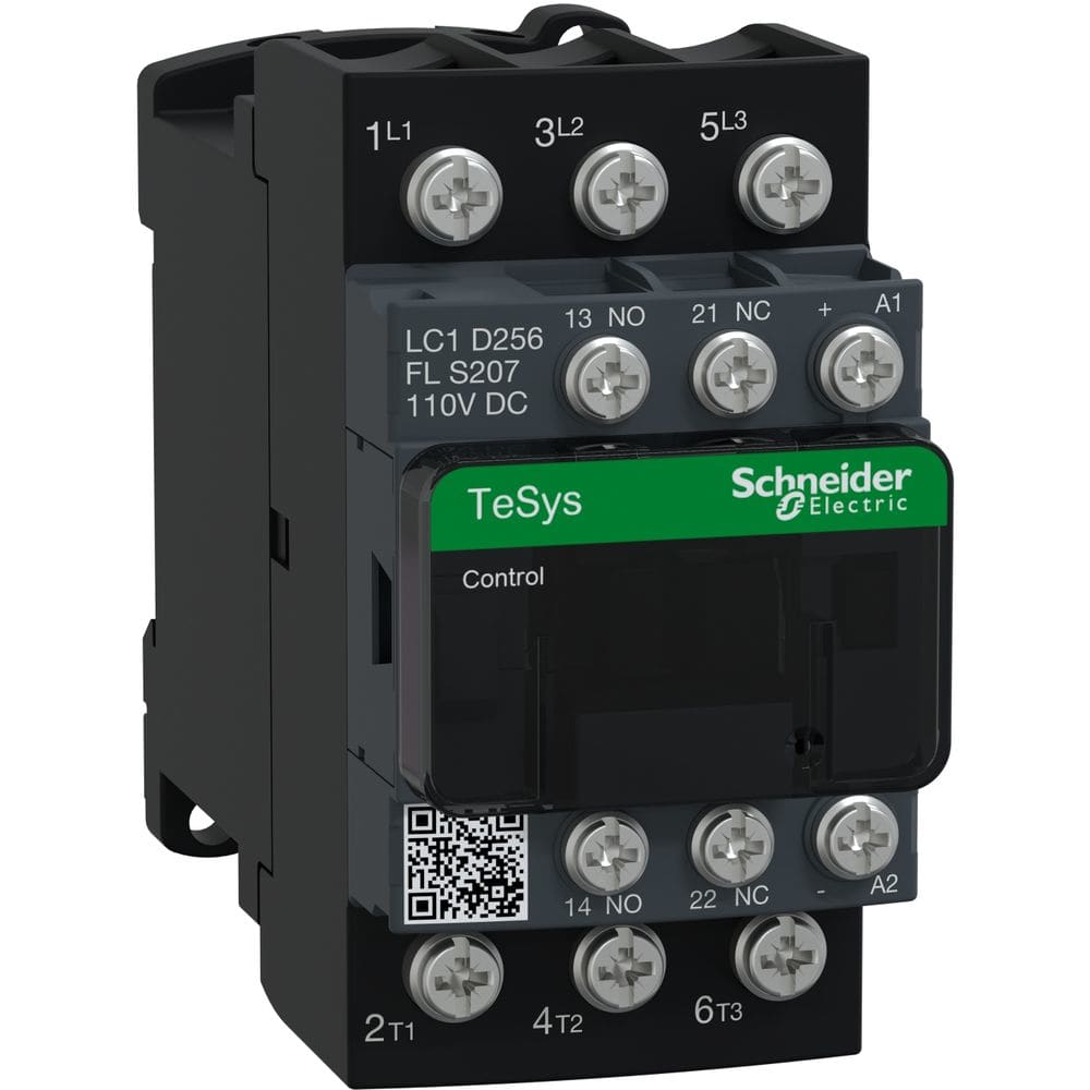 SCHNEIDER ELECTRIC SNRLC1D256FLS207 CONTATTORE 25A 100VDC LC CAP OC