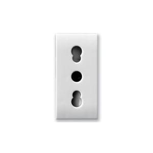 AVE - AVE441006/15TS PRESA BIPASSO 2P+T 10/16A DOMUS 1M