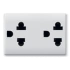AVE - AVE441033TD2/3 DOPPIA PRESA EUROUSA 16A DOMUS 3M
