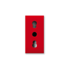 AVE - AVE442006/15TSR PRESA BIPASSO 2P+T ROSSA S44 1M