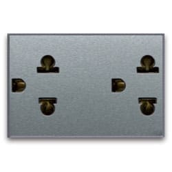 AVE - AVE443033TD2/3 DOPPIA PRESA EUROUSA 16A ALLUMIA 3M