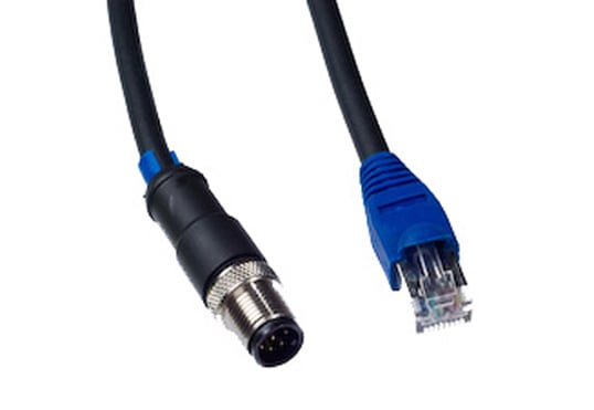 ROCKWELL AUTOMATION - RCK445L-AC8RJ1 PATCHCORD, 8 PIN,1 METER,M12 T