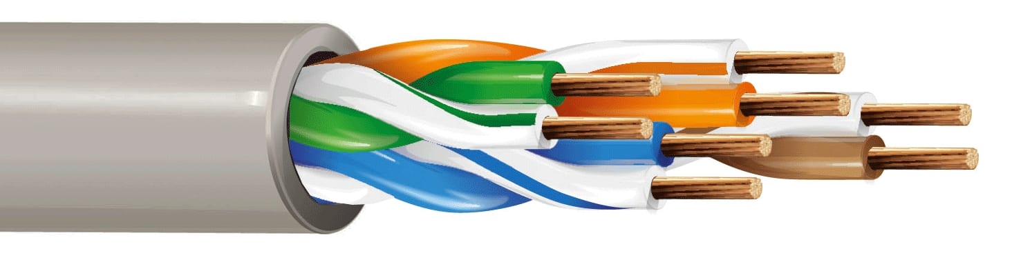 ITC INDUSTRIA TECNIC ITC44U7Y 4 X 2 AWG 24 UTP FLEX GRIGIO AF