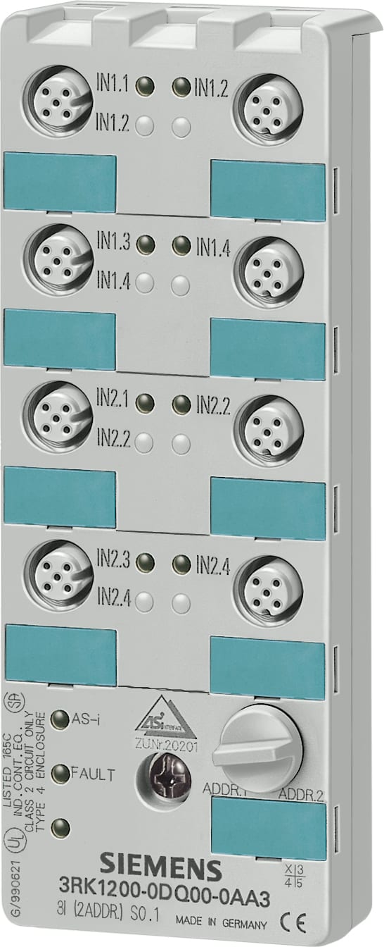 SIEMENS - SIE3RK14001BQ000AA3 MOD. AS-I COMPATTO 2E-2A 200MA-2A