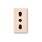 AVE - AVE45906/15TS PRESA POLISICUR 2X10/16A+T BLANC