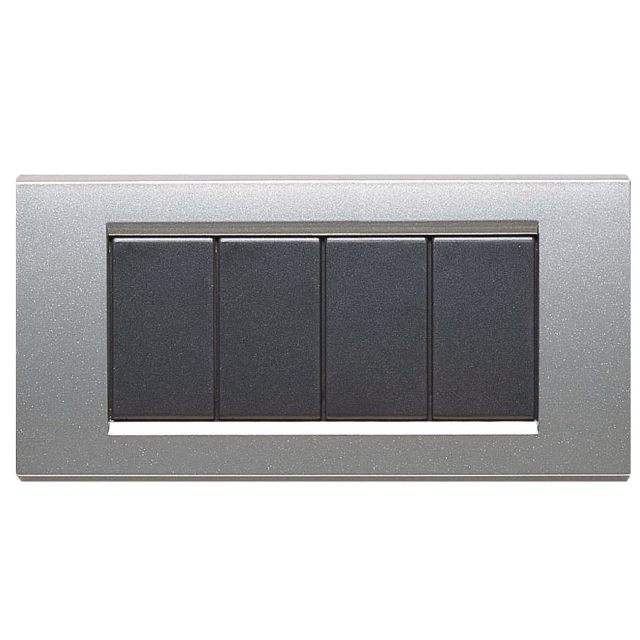 AVE - AVE45P94AM PLACCA ZAMA45 4M ARGENTO METAL.