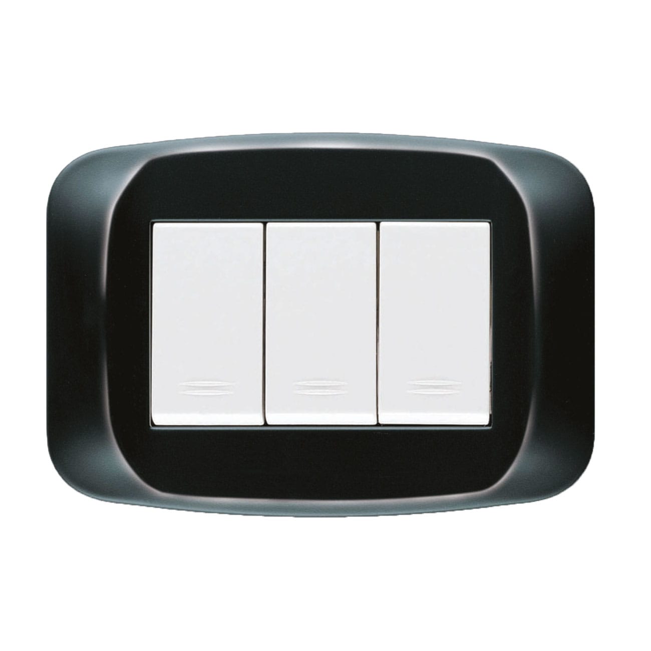 AVE - AVE45PB03NL PLACCA BANQ.TECNOP. 3M. NERO LUCIDO