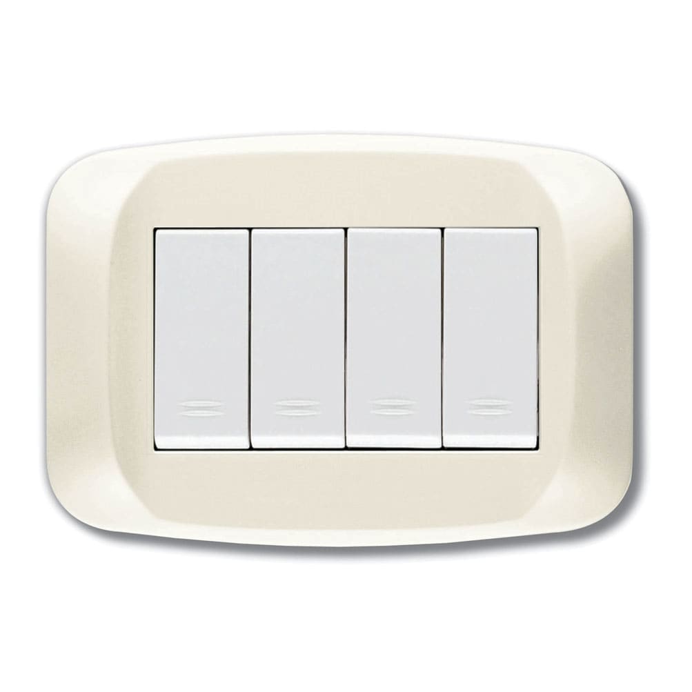 AVE - AVE45PB04BP PLACCA BANQ.TECNOP.4M. BIANCO PANNA