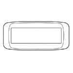 AVE - AVE45PB06GSM PLACCA BANQ.TECNOP.6M.GRIGIO SC.MET