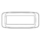 AVE - AVE45PB06GSM PLACCA BANQ.TECNOP.6M.GRIGIO SC.MET