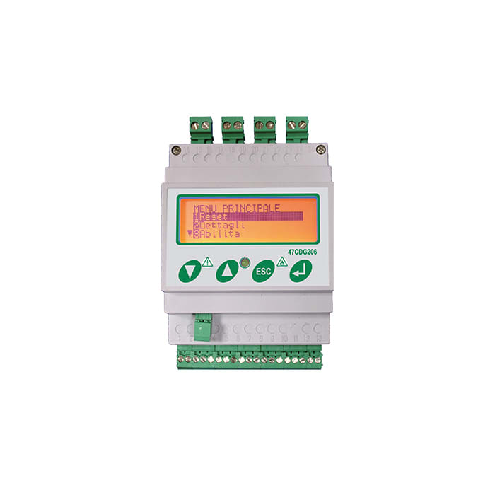 COMELIT GROUP S.P.A. - COE47CDG206 CENTRALE GAS SU GUIDA DIN 2 - 6 SENSORI