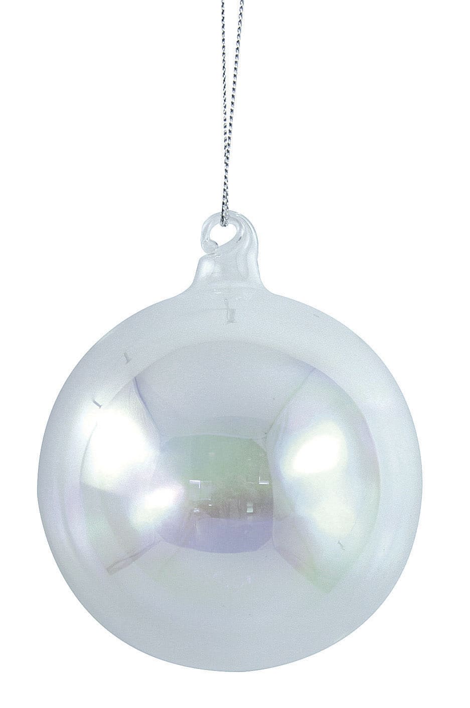 GIOCOPLAST NATALE SP GCP48110097 SFERA VETRO BOLLA DI SAPONE IRIDESCENTE
