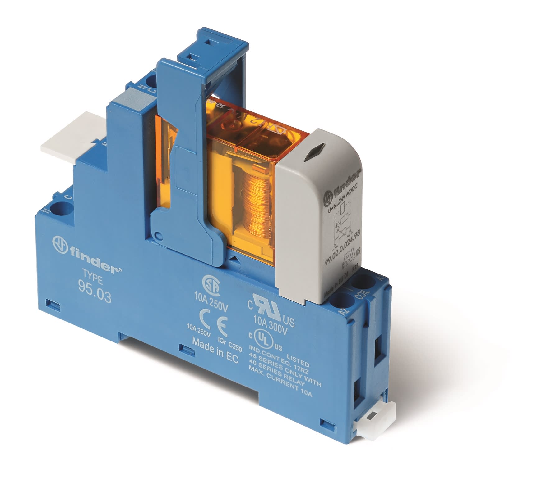 FINDER S.P.A. - FIN483180240060SPA INTERFACCIA MODULARE A RELE 1 CONTATTO