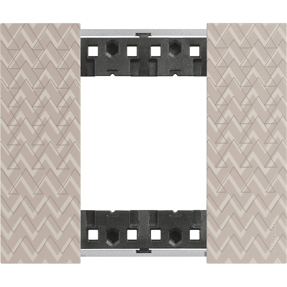 BTICINO BTIKA4802MM L.NOW - PLACCA 2P OPTIC