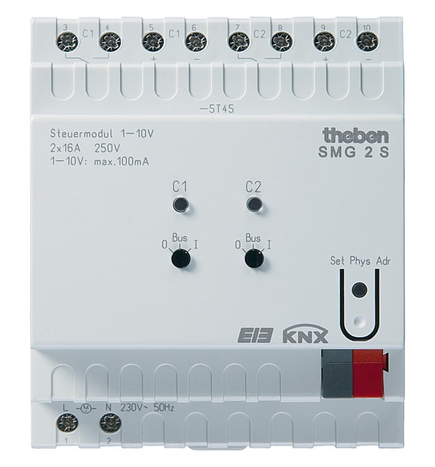 THEBEN S.R.L. - THE4910273 SMG 2S KNX ATTUATORE DIMMER 1-10V BASE 2