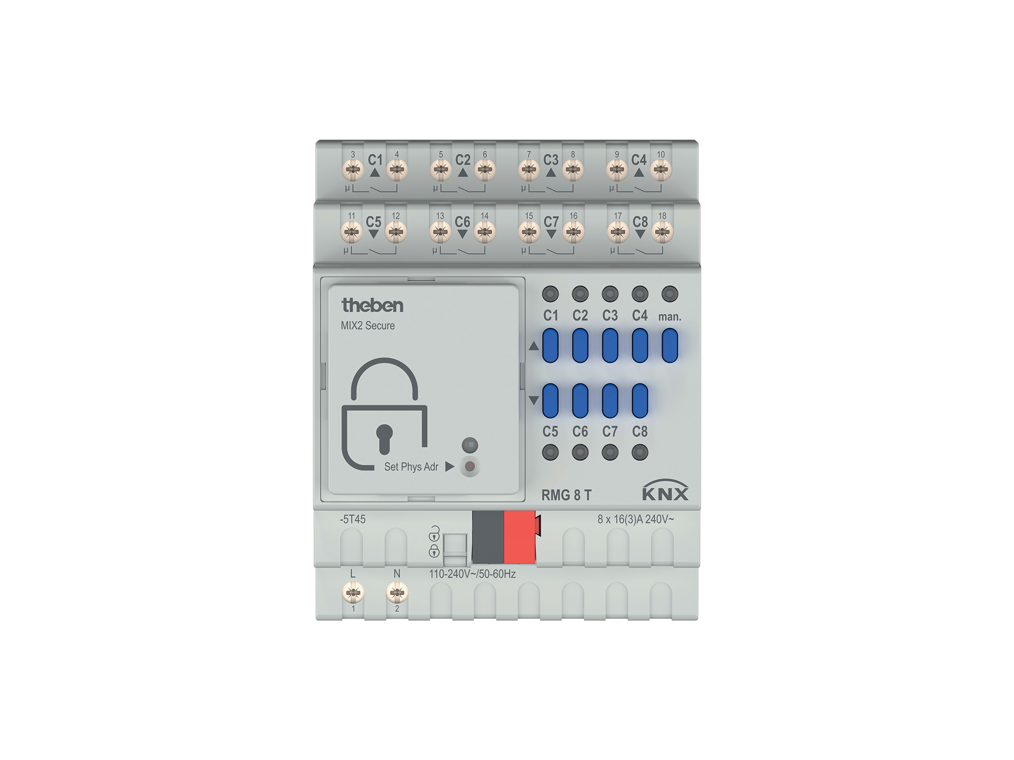 THEBEN S.R.L. - THE4930200 RMG 8T KNX ATTUATORE MOTO/ON-OFF BASE 8C