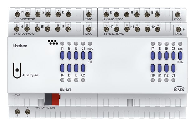 THEBEN S.R.L. - THE4940235 BM 12 T KNX INGRESSO BINARIO DIN 12CAN