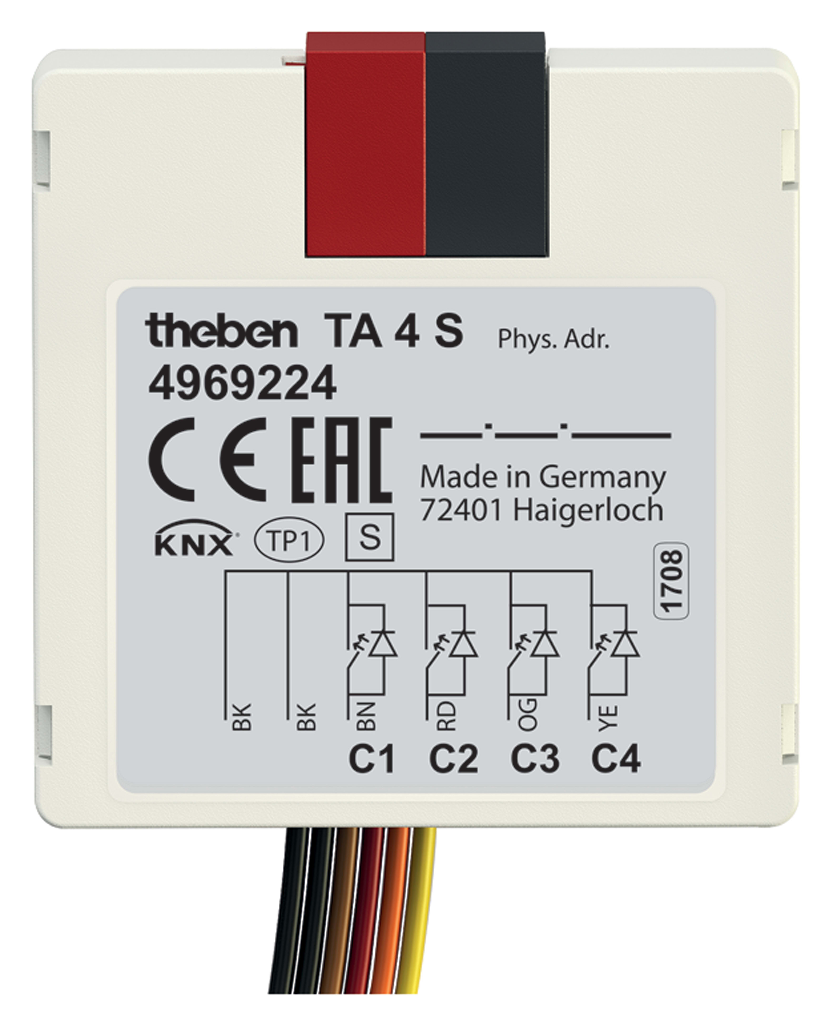 THEBEN S.R.L. - THE4969224 TA 4 S KNX INGR BINARIO RETROFRUTTO 4CAN