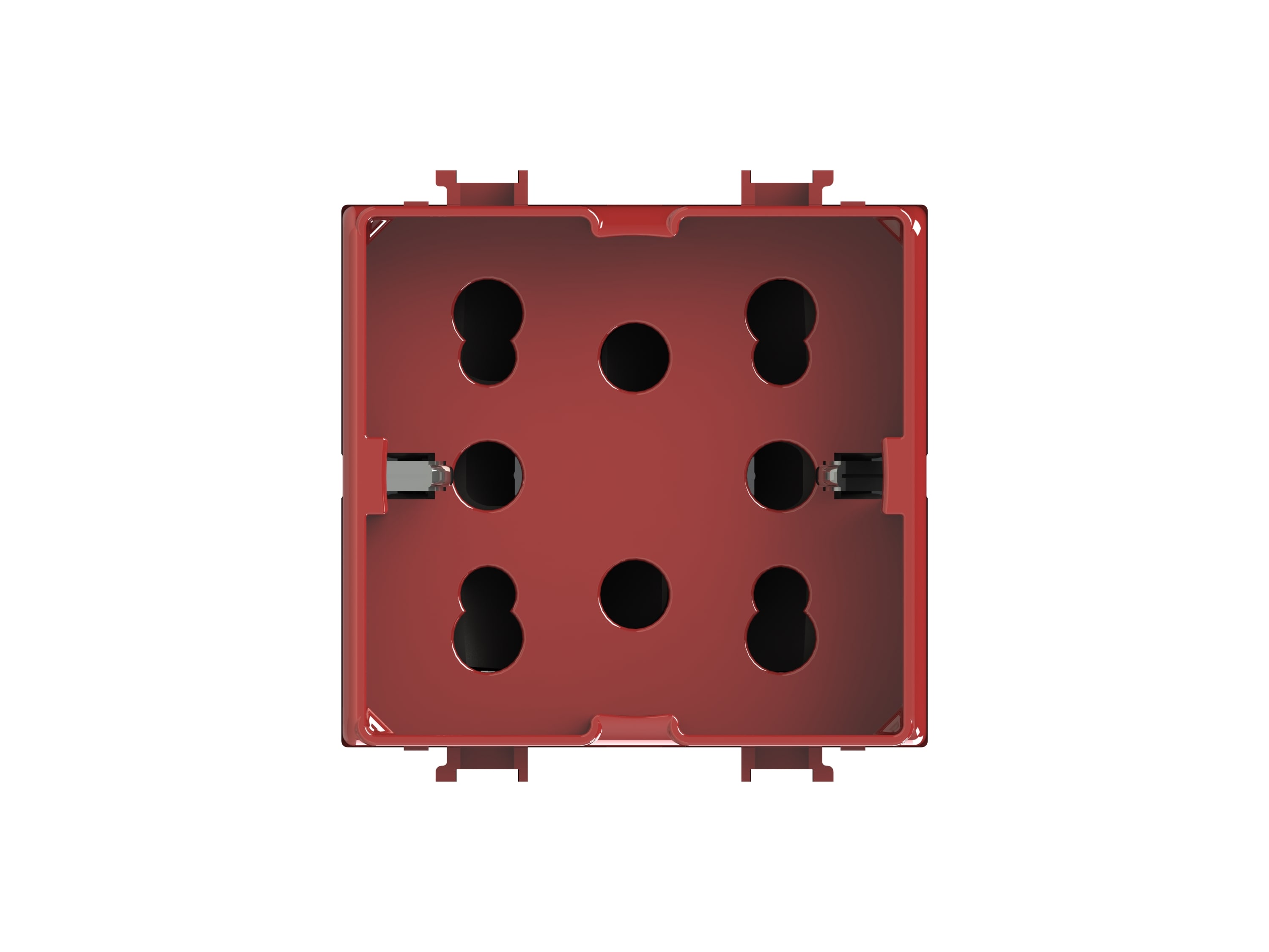 4 BOX SRL - 4BX4B.AMR.H21 SIDE PER BTICINO MATIX ROSSA