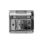 4 BOX SRL - 4BX4B.W.RAL.015 WIDE IP55 SCHUKO BIVALENTE RAL7035
