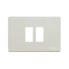 BTICINO - BTI500/23/R MAGIC - PLACCA 2P SCATOLA TONDA RESINA