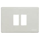 BTICINO - BTI500/23/X MAGIC - PLACCA 2P SCATOLA TONDA OXIDAL