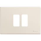 BTICINO - BTI500/23/R MAGIC - PLACCA 2P SCATOLA TONDA RESINA