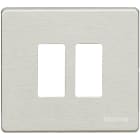 BTICINO - BTI500/2/X MAGIC - PLACCA 2P SCATOLA TONDA OXIDAL