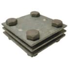 SEM - SEM5011 MORSETTO A X ZINCATO PER