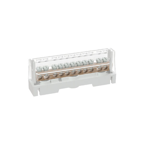 ARNOCANALI S.P.A - ARN5011F MORSETTIERA UNIP.11 FORI 63A GRIGIA